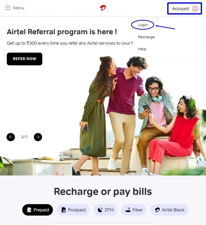 How to check Airtel call history