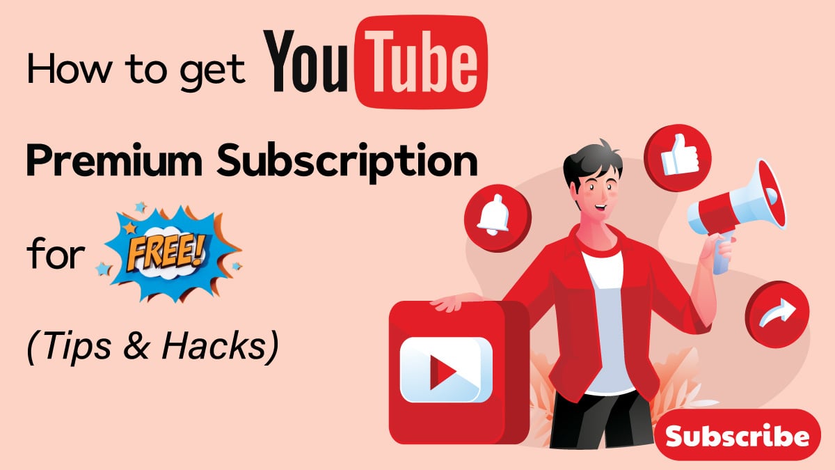 Get YouTube premium free